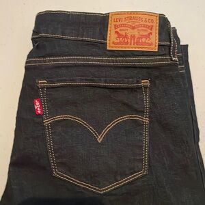 Vintage Levi’s 881, Dark 5-pocket Jeans, 90s Irregular RARE